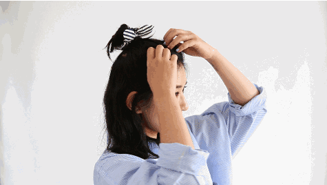 千萬(wàn)不要這么扎頭發(fā)，太美有危險(xiǎn)~！