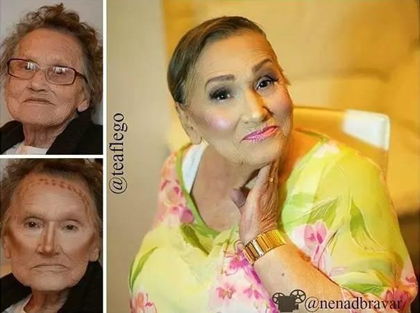 80歲老奶奶讓孫女幫她化了個(gè)妝，沒(méi)想到居然成了網(wǎng)紅！