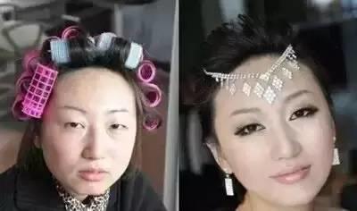 做美容與不做美容的差距